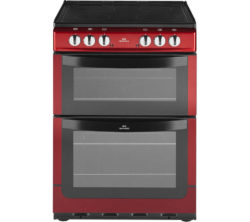 NEW WLD  NW601EDO Electric Cooker - Metallic Red